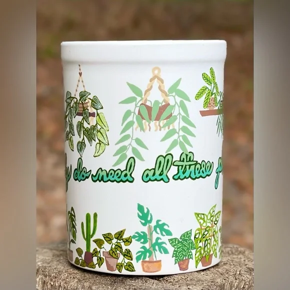 Handpainted Planty Mug - Picture 2 of 8